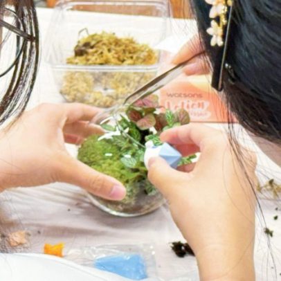 親子玻璃盆景工作坊